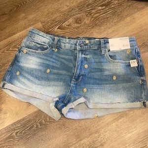 Arizona Womens Mid Rise Denim Short-Juniors